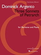 Three Sonnets of Petrarch Vocal Solo & Collections sheet music cover